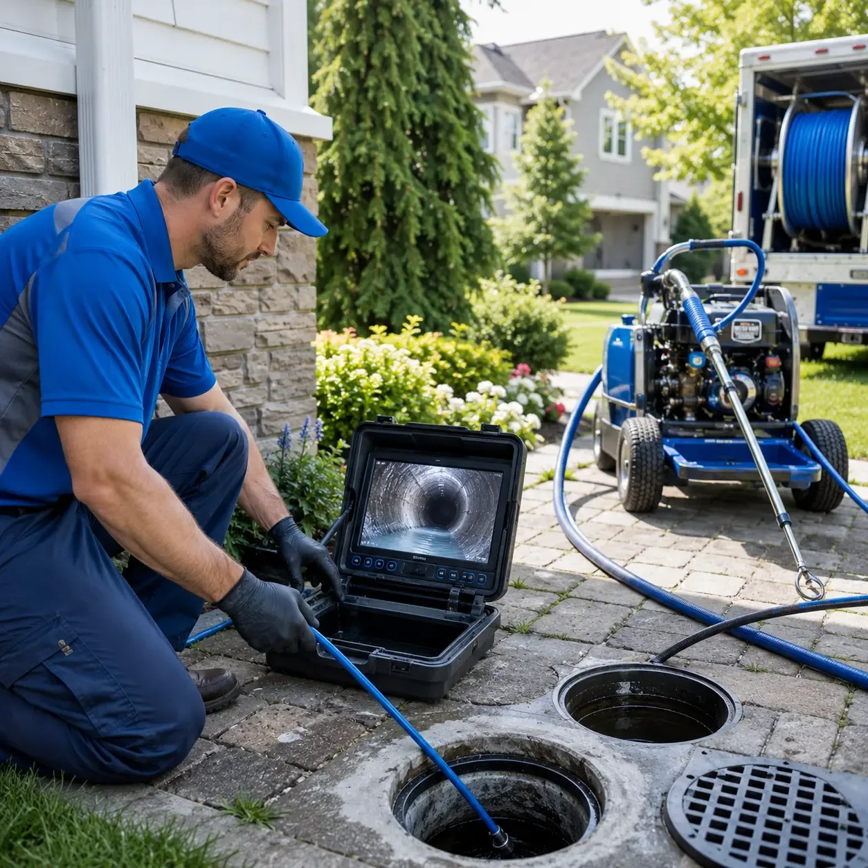 Outdoor drain cleaning professionals serving South Shore, KY